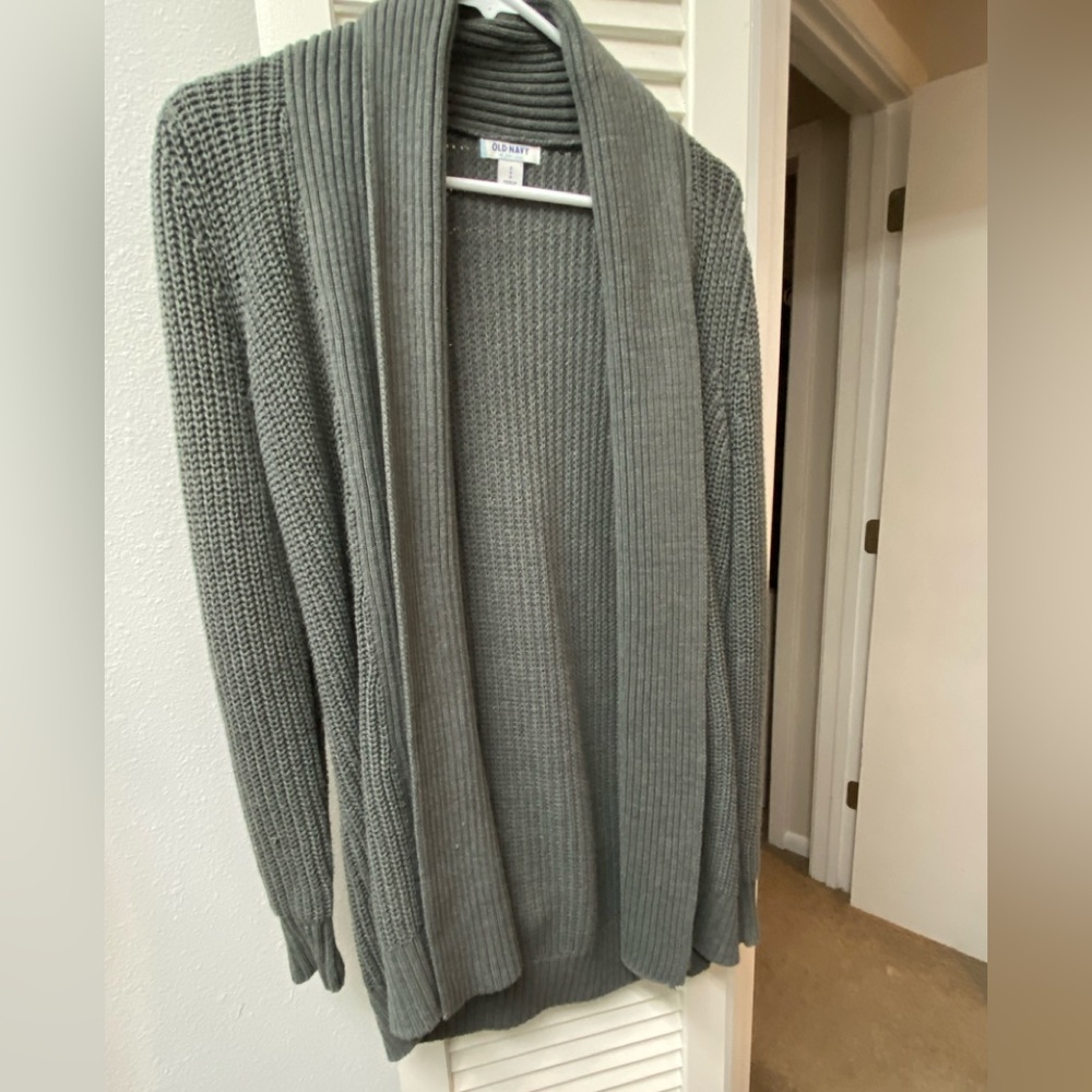 🩶Old Navy • gray cardigan • S • EUC - Picture 2 of 10